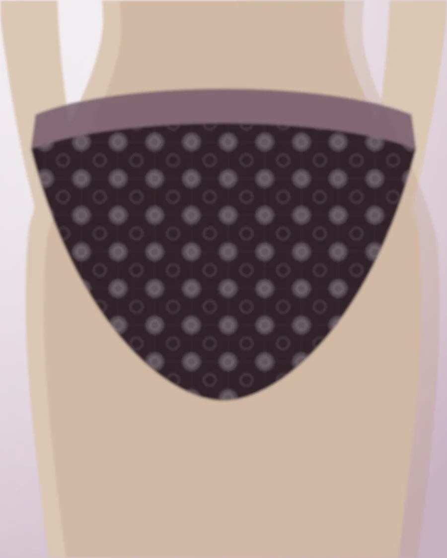Photo 2 of Black lace thong, size S
