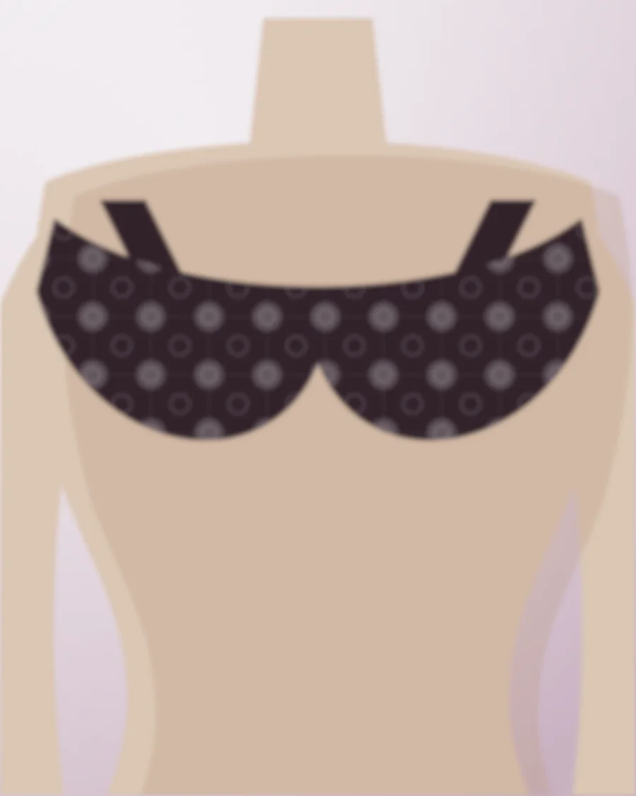 Black lace bra, 34B — Bras from Mara